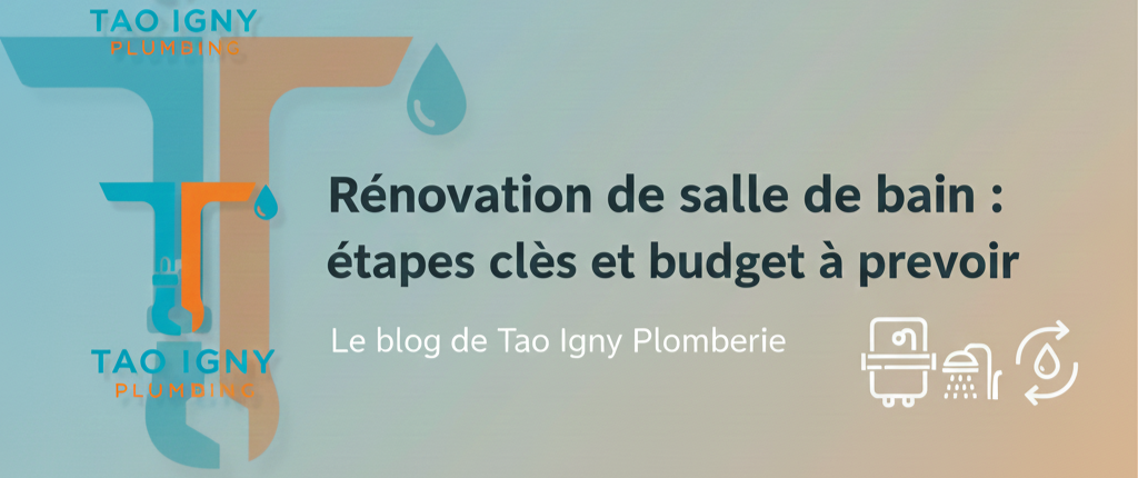 Rénovation de salle de bain - étapes clés et budget à prévoir